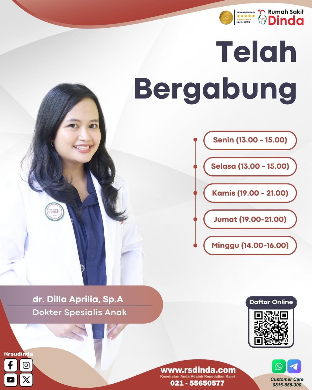 dr. Dilla Aprilia, Sp.A